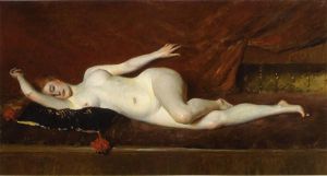 Nude Resting -   William Merritt Chase Oil Painting