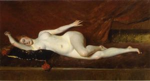 Nude Resting - William Merritt Chase Oil Painting