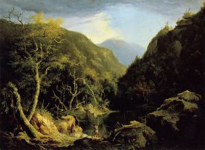 Autumn in the Catskills - Thomas Cole Oil Painting