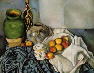 Still Life with Apples - Paul Cezanne Oil Painting