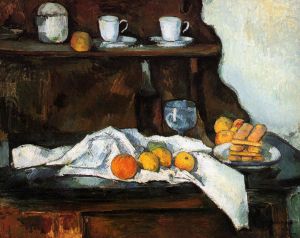 The Buffet -  Paul Cezanne Oil Painting