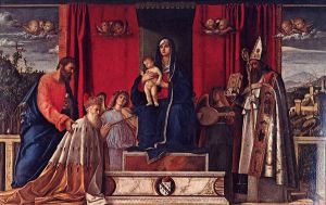 Barbarigo Altarpiece - Giovanni Bellini Oil Painting