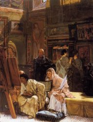 The Picture Gallery - Sir Lawrence Alma-Tadema oil painting