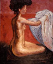 Paris Nude - Edvard Munch Oil Painting