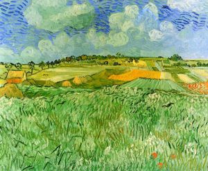 Plain near Auvers -   Vincent Van Gogh Oil Painting