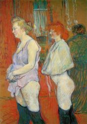 Rue des Moulins-The Medical Inspection - Oil Painting Reproduction On Canvas