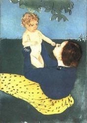 The Horse Chestnut -   Mary Cassatt Oil Painting