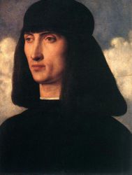 Portrait of a Young Man III - Giovanni Bellini Oil Painting