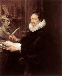 Portrait of Jan Gaspar Gevartius -  Peter Paul Rubens Oil Painting