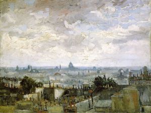 The Roofs of Paris -  Vincent Van Gogh Oil Painting