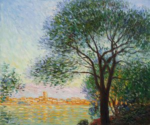 View of Antibes - Oil Painting Reproduction On Canvas