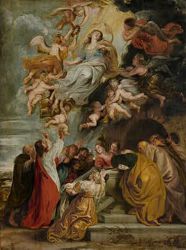 The Assumption of the Virgin -  Peter Paul Rubens Oil Painting