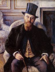 Portrait of Jules Dubois -  Gustave Caillebotte Oil Painting