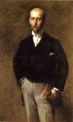 Portrait of William Charles Le Gendre -  William Merritt Chase Oil Painting