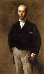 Portrait of William Charles Le Gendre - William Merritt Chase Oil Painting