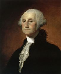 George Washington IX -   Gilbert Stuart Oil Painting