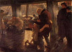 The Prodigal Son in Modern Life: the Return - James Tissot oil painting