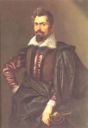 Portrait of Gaspard Schoppins -  Peter Paul Rubens Oil Painting