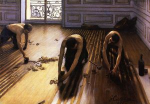 The Floor Scrapers -   Gustave Caillebotte Oil Painting