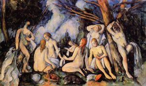 The Large Bathers II -  Paul Cezanne oil painting