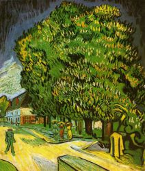 Chestnut Trees in Bloom V -  Vincent Van Gogh Oil Painting