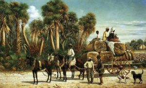 Wagonload of Cotton -  William Aiken Walker Oil Painting