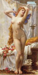 The Awakening of Psyche - Guillaume Seignac Oil Painting
