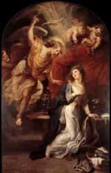 Annunciation 3 - Peter Paul Rubens oil painting