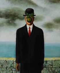 The Son of Man - Rene Magritte Oil Painting