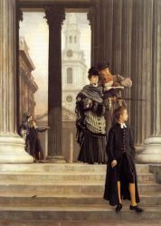 London Visitors - James Tissot oil painting