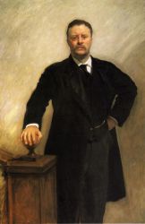 President Theodore Roosevelt -   John Singer Sargent Oil Painting