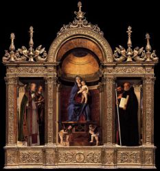 Frari Triptych - Giovanni Bellini Oil Painting