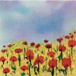 A field of poppies - Oil Painting Reproduction On Canvas
