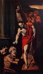 Christ in Limbo -  Paul Cezanne Oil Painting