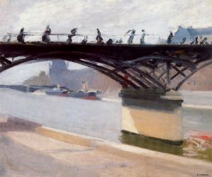 Le Pont des Arts -  Edward Hopper Oil Painting