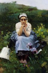 The Milkmaid - Oil Painting Reproduction On Canvas