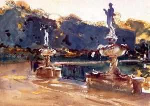 Boboli Gardens -   John Singer Sargent oil painting