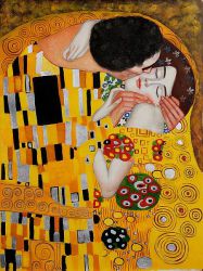 The Kiss II - Oil Painting Reproduction On Canvas