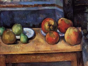 Still Life-Apples and Pears -   Paul Cezanne Oil Painting