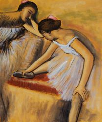 Dancers in Repose - Oil Painting Reproduction On Canvas