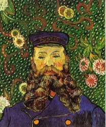Portrait of the Postman Joseph Roulin - Vincent Van Gogh Oil Painting