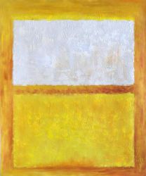 Untitled (White, Orange and Yellow) - Mark Rothko Oil Painting