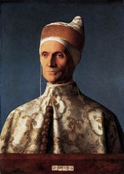 Portrait of Doge Leonardo Loredan - Giovanni Bellini Oil Painting