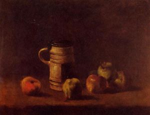 Still Life with Beer Mug and Fruit - Vincent Van Gogh Oil Painting