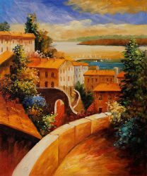 Venetian Sunset - Oil Painting Reproduction On Canvas