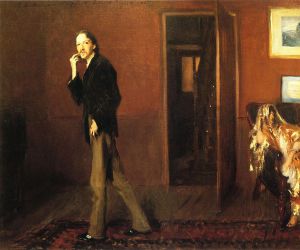 Robert Louis Stevenson and His Wife - John Singer Sargent Oil Painting