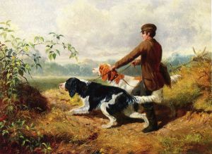 Going Out -   Arthur Fitzwilliam Tait Oil Painting