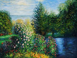 Corner of the Garden at Montgeron III - Oil Painting Reproduction On Canvas