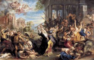 Massacre of the Innocents II - Peter Paul Rubens oil painting