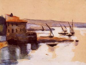 Seascape - Paul Cezanne Oil Painting